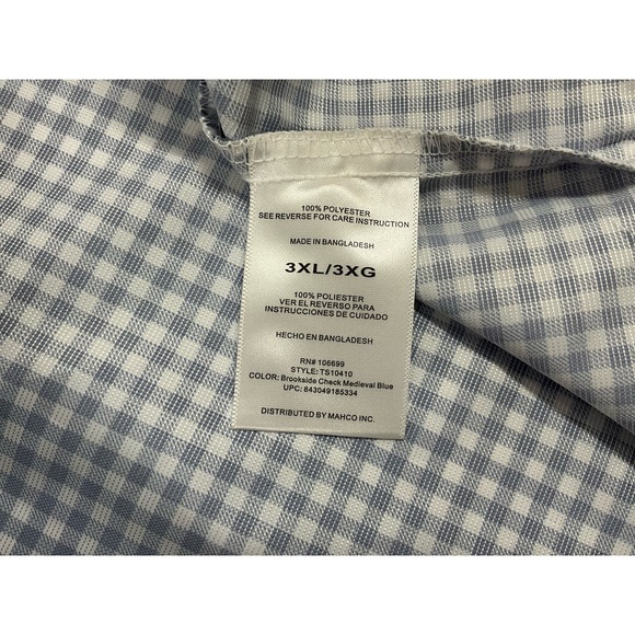 Men HABIT Crayfish Creek L/S River Creek 3XL Medievel Blue UPF Cooling Quick Dry - Picture 7 of 12